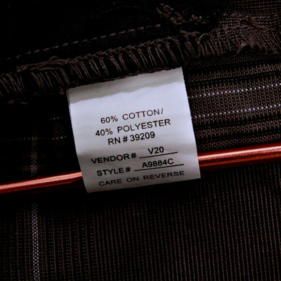 Bundle of 2 Burnside Men's Cotton Blend Plaid Shorts - Picture 5 of 14